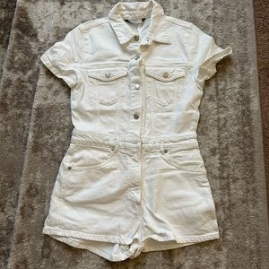 Zara denim romper